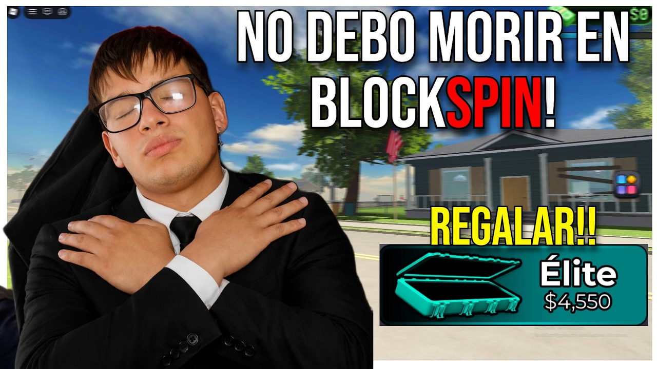 si MUERO debo REGALAR caja ELITE! blockspin roblox /servidor lleno de mp5!! blockspín roblox