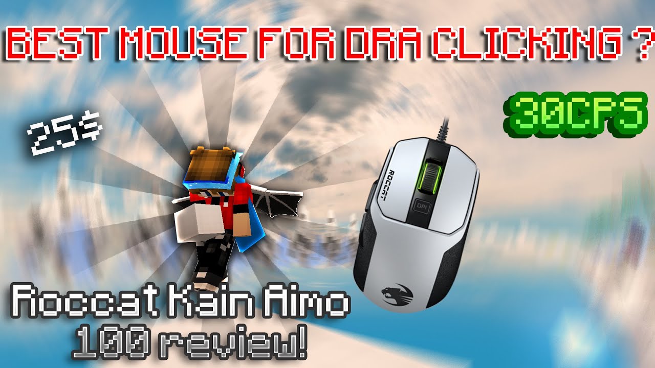 Roccat Kain 100 102 Review Best Budget Drag Clicking Mouse Minecraft Youtube