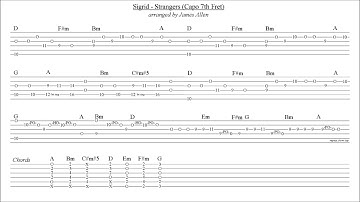 Sigrid Strangers Guitar Tab