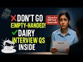 15 Most Asked Dairy Industry Interview Questions | Food Tech | Microbiology Job Prep