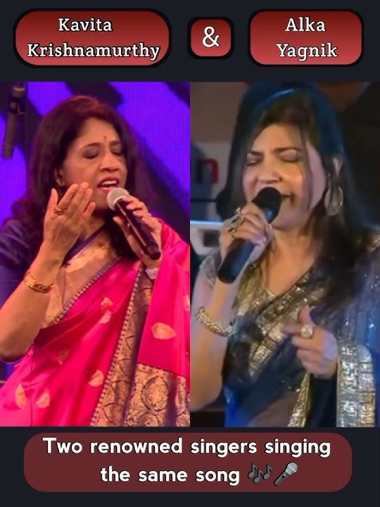Kavita Krishnamurthy & Alka Yagnik Singing Bole Chudiyan Live #kavitakrishnamurthy #alkayagnik
