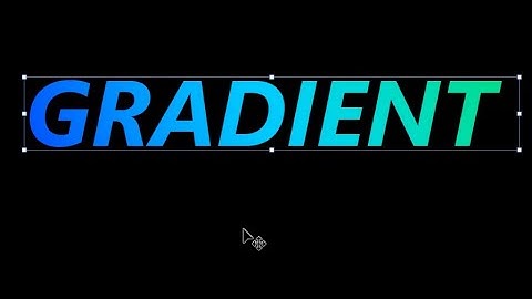 Photoshop: Gradient Text Effect in under 2 mins.