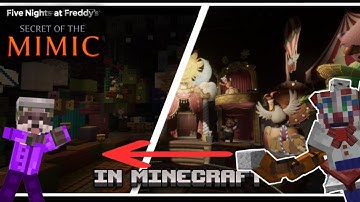 Building FNAF: Secret Of The Mimic in Minecraft Part #1 // Welcome show and Storage