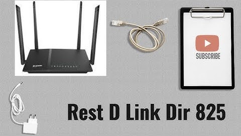 D Link Dir 825 Reset / D Link Dir 825 Restart / Dlink 825