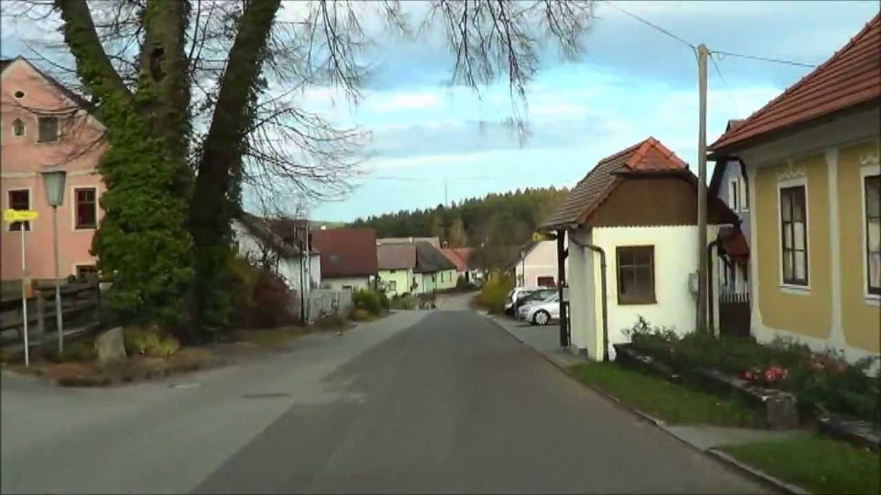 Cesta - hraniční přechod Nové Hrady - Gmünd, Horní Rakousko