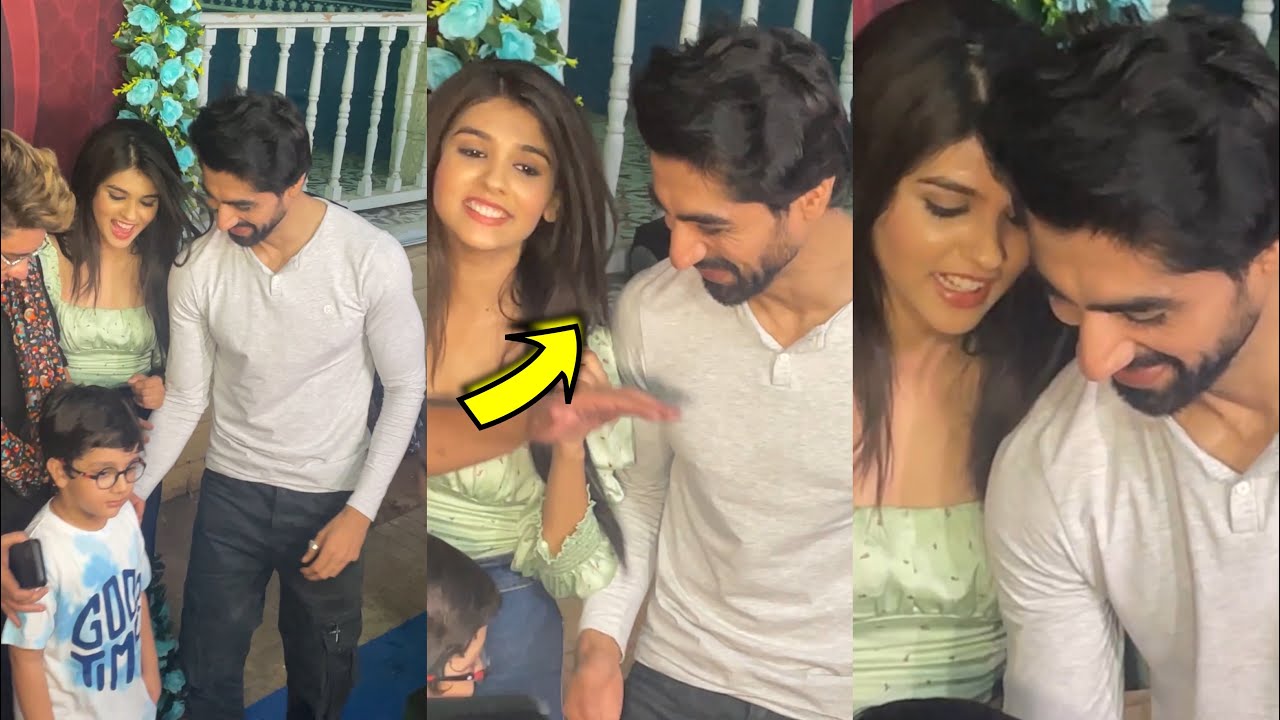 Harshad Chopda Looks Towards Pranali Rathod At Iftaar Party