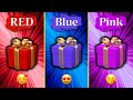 3 Box Challenge: Pink, Blue, or Red? 🎁 3 gift box challenge #giftboxchallenge