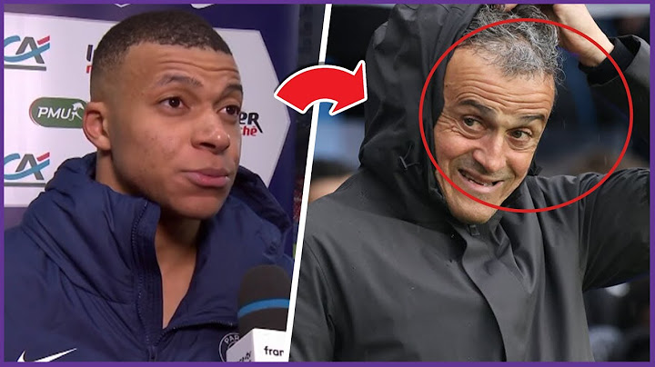 🚨PSG: Kylian Mbappé sort du silence sur Luis Enrique !