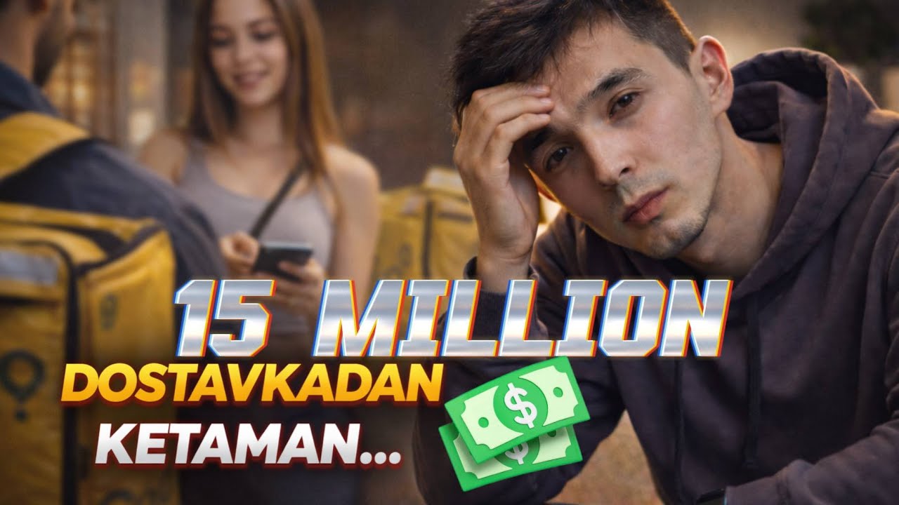 Bugun dostavkada 15 MILLION pul topaman! Polshada| 4K
