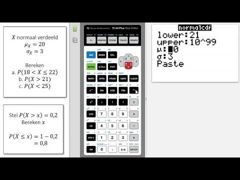 Video: Waarvoor word Normalcdf gebruik?