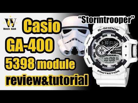 GA 400 G-Shock 5398 module - review & tutorial how to setup and use EVERYTHING (HR&EN subtitles)
