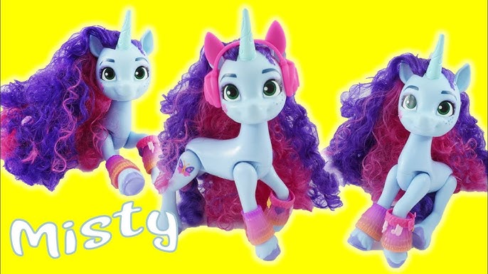  My Little Pony Toys Misty Brightdawn Style of The Day, 5-Inch  Hair Styling Dolls, Toys for 5 Year Old Girls and Boys : Toys & Games