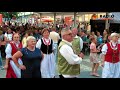 Biesiada na strzegomskim Rynku / Międzynarodowy Festiwal Folkloru 2021.