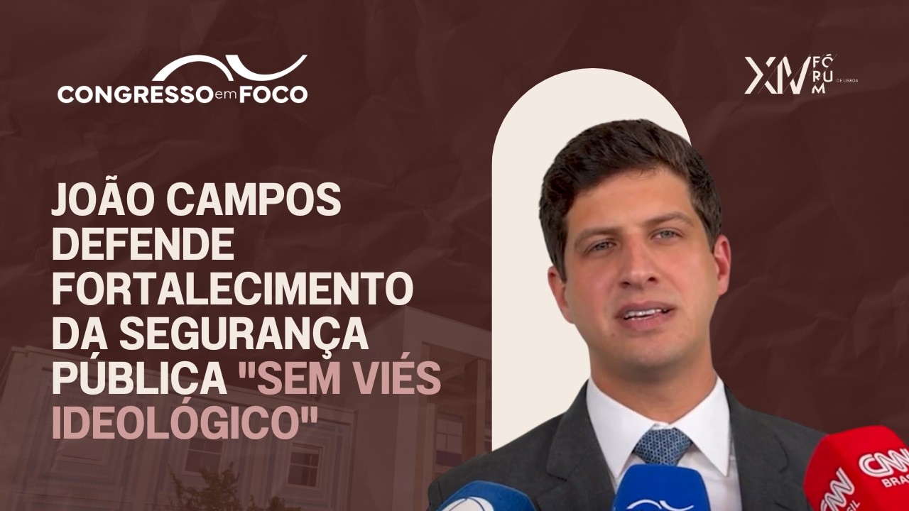 João Campos defende fortalecimento da segurança pública "sem viés ideológico" João Campos defende fortalecimento da segurança pública "sem viés ideológico"