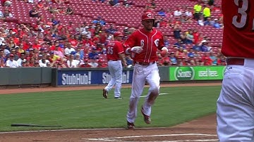 CHC@CIN: Phillips opens scoring with RBI single