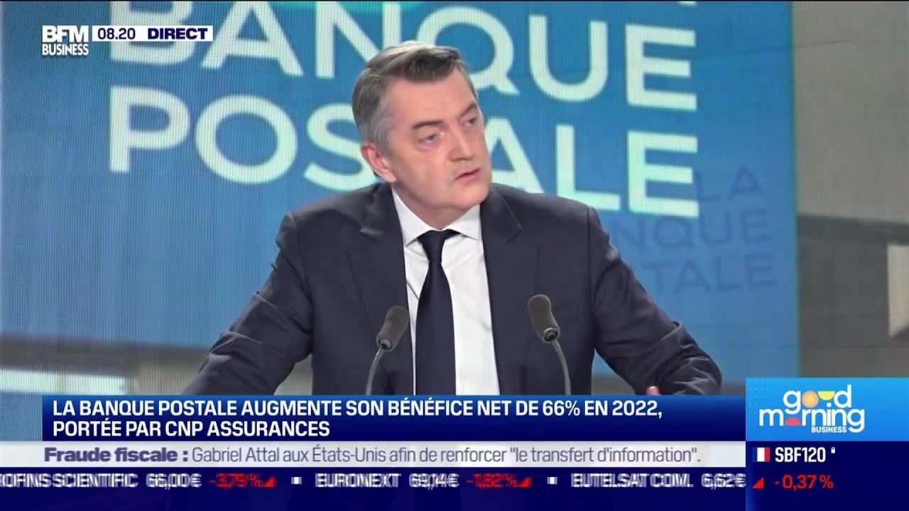 Philippe Heim (La Banque Postale) : La Banque Postale a augmenté son  bénéfice net de 66% en 2022