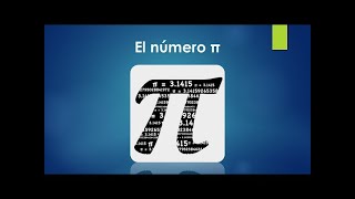 The number pi π = 3.1416