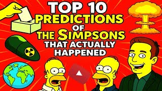 Top 10 predictions of Simpsons that actually happened!