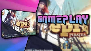 Tiny Epic Pirates with Crimson Silver Mini Expansion Gameplay by Gamelyn Games