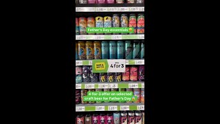 Celebrate Your Father Figure With Our 4-For-3 Beer Deal This Fathers Day.