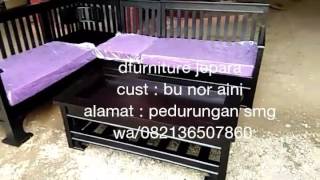 Kursi sudut jari jari Jepara,  sofa tamu termewah di jepara