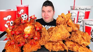 Jollibee & KFC Kentucky Fried Chicken • MUKBANG