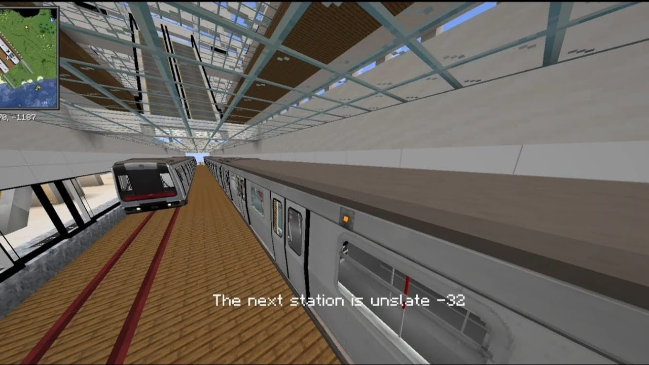 Minecraft Transit Railway 1.18.2: Caport line