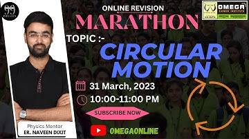 HOPE -12 | CIRCULAR MOTION | | PHYSICS | | NAVEEN DIXIT |#neet_2023
