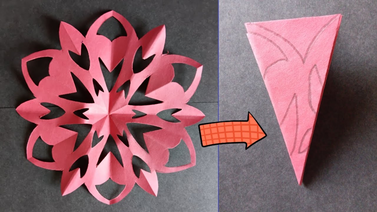 #DIY How to make Paper Beautiful Snowflake ❄️ || Easy to make paper Snowflake ❄️  || Easy Craft || 