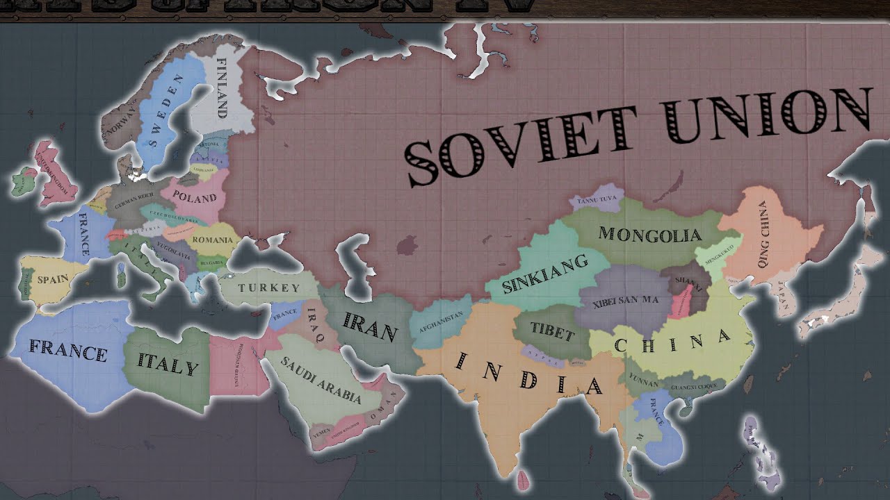 WW2 Free For All Eurasia - Hoi4 Timelapse - YouTube
