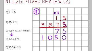NTI Day 29: Mixed Review (2) [Questions 1-5]