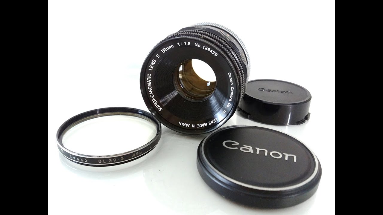 【完動品】CANON F-1 後期＋SUPER-CANOMATICレンズ Canon SUPER-CANOMATIC LENS R 50mm F1.8 - YouTube