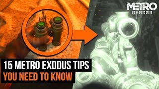 15 Metro Exodus Tips You Need To Know Before You Play