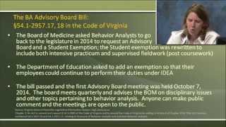 Autism, ABA and the Virginia General Assembly: Legislative Updates for Parents and Caregivers