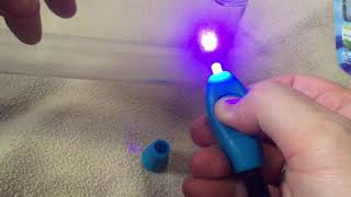Review: 3 second rapid repair UV light activated glue - it actually works!