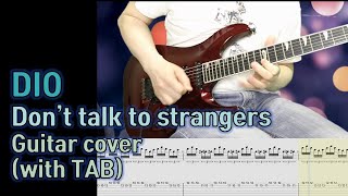 DIO - Don't talk to strangers Guitar cover (with TAB) Resimi