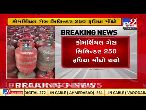 19 kg commercial cooking gas LPG price hiked by Rs 250 per cylinder |TV9GujaratiNews