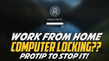 Work From Home Protip - Prevent RDP Session from Locking! * TUTORIAL *