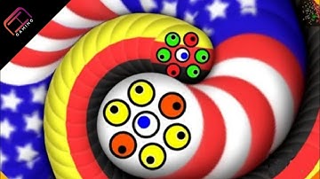 WORMS ZONE.IO || PRO VS NOOB BEST KILLS || BIG SNAKE SAMP WALA GAME || AMERICAN SNAKE CHARSI GAMING