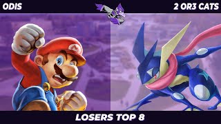 Odis (Mario) vs PBDS | 2 or3 cats (Greninja) - Warhawk Weekly 14 Losers Top 8