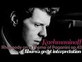 Rachmaninoff Rhapsody on a Theme of Paganini op.43.  Cliburn's great interpretation.