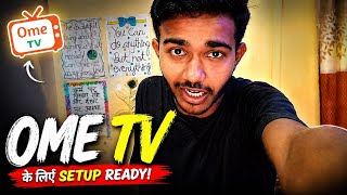 Finally OmeTV Setup Done 😎 | Live Stranger Reactions Coming Soon! #ometv #reaction #vlog 