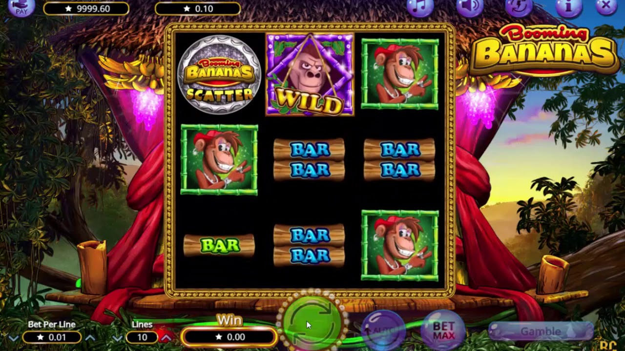 Booming Bananas slot from Booming Games - Gameplay