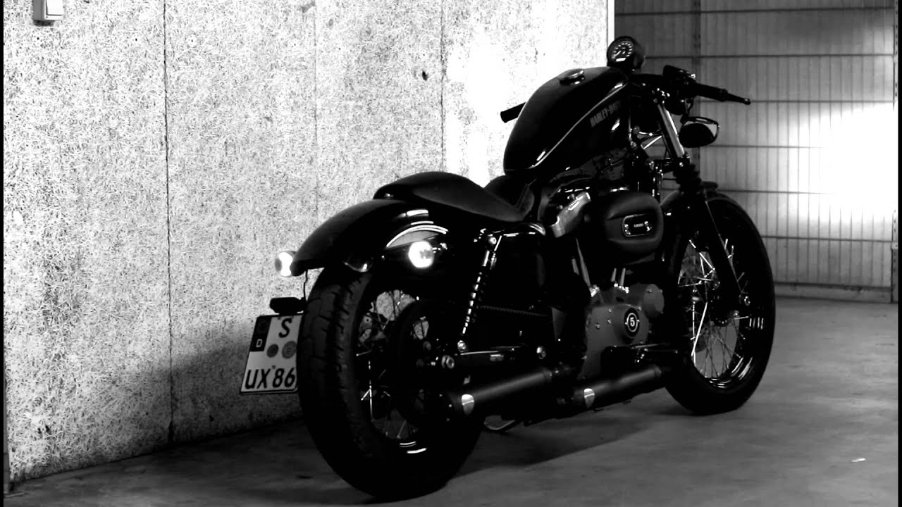 Custom Harley Davidson Sportster 1200 Nightster - YouTube