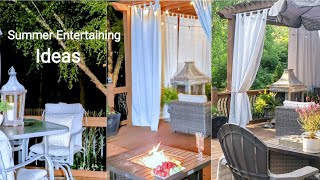 2023 Beautiful Summer Deck Makeover Decorate With Me | Backyard Retreat