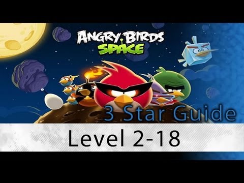 Angry Birds Space Level 2 18 3 Star Walkthrough Cold Cuts WikiGameGuides 