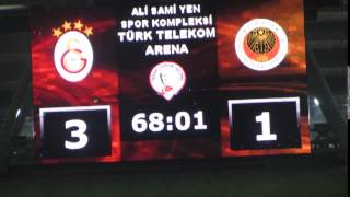 Galatasaray Gençlerbirliği 4- 1 3. Yasin Öztekin