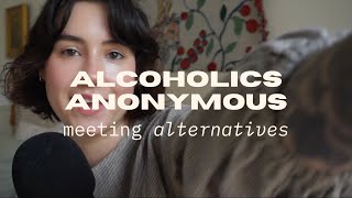 Alcoholics Anonymous meeting alternatives for sober community ✨ | Steady Sunday & Reframe App