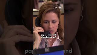 Dwight reluctantly gets Pam groceries #TheOffice #PamBeesly #DwightSchrute #Shorts