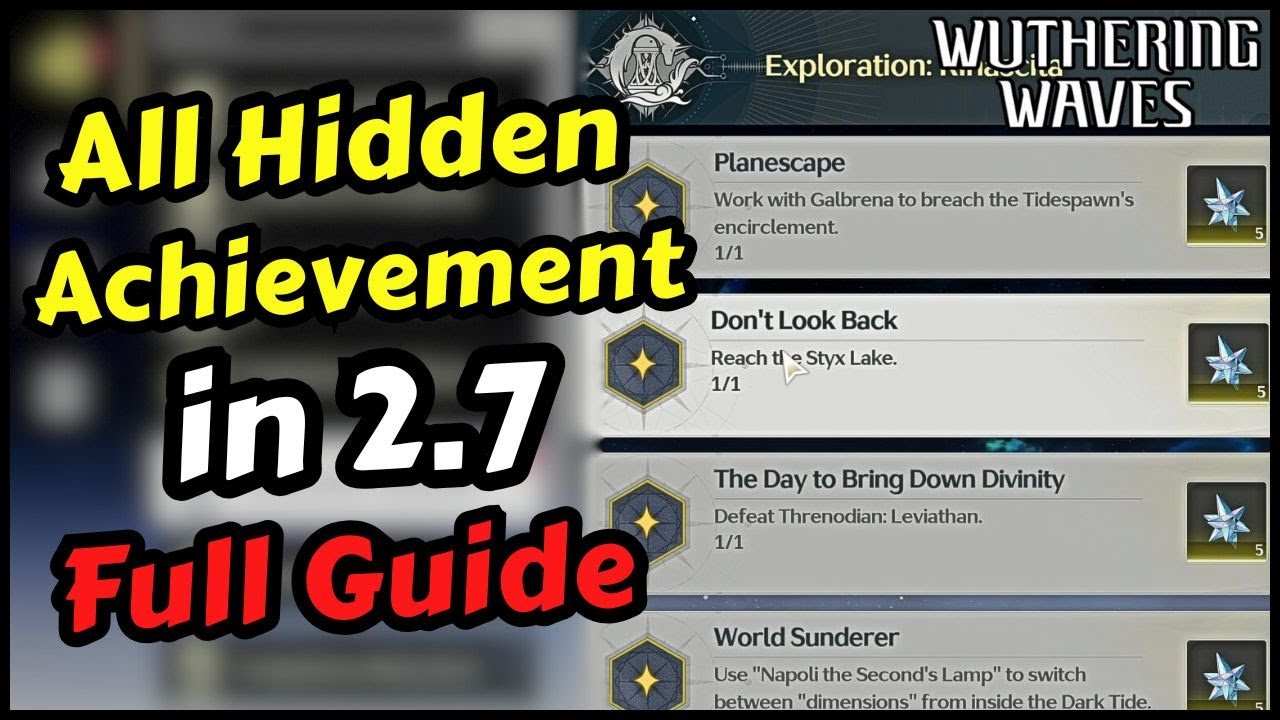 Wuthering Waves 2.7 Secret Achievement | Wuthering Waves Secret Trophy ...